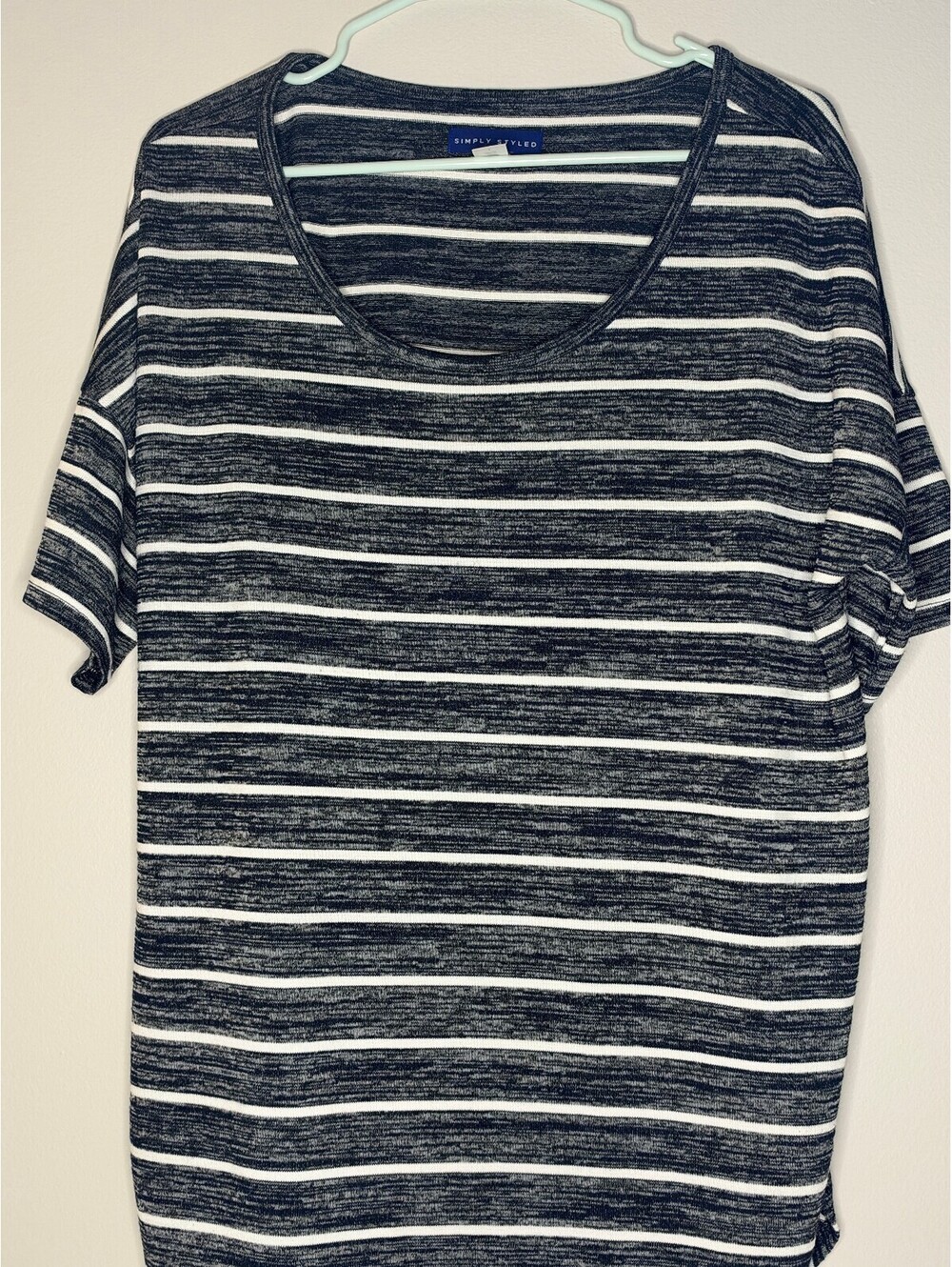Simply Styled women's striped short sleeve top